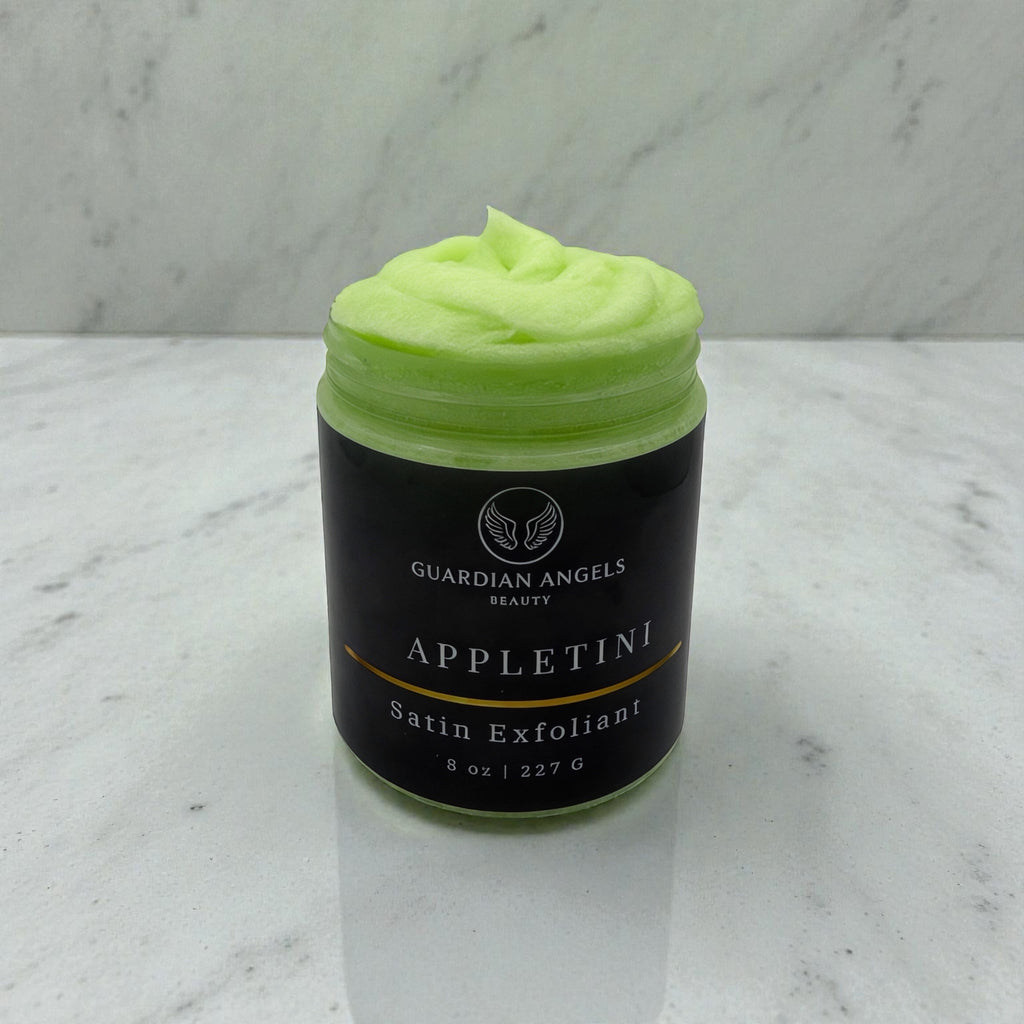 Appletini Satin Exfoliant by Guardian Angels Beauty Handcrafted Naturally