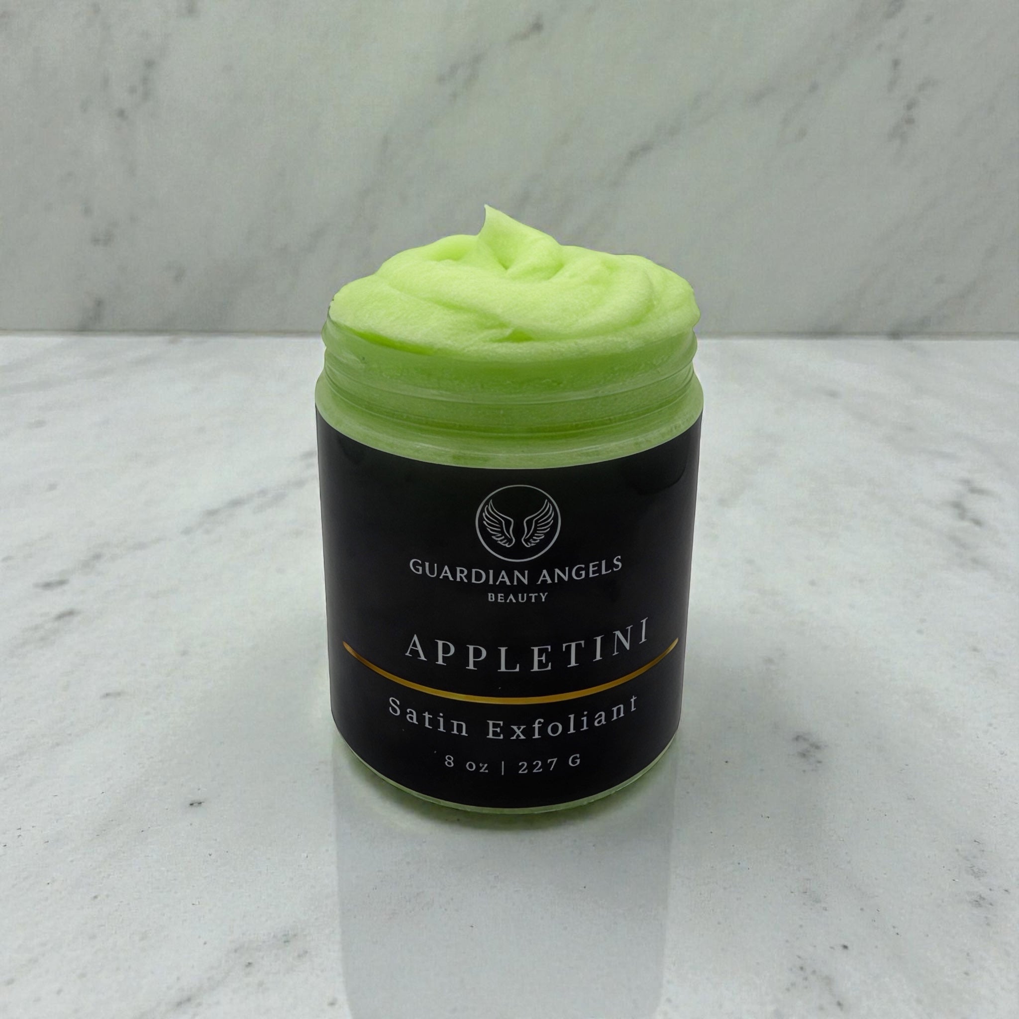 Appletini Satin Exfoliant by Guardian Angels Beauty Handcrafted Naturally