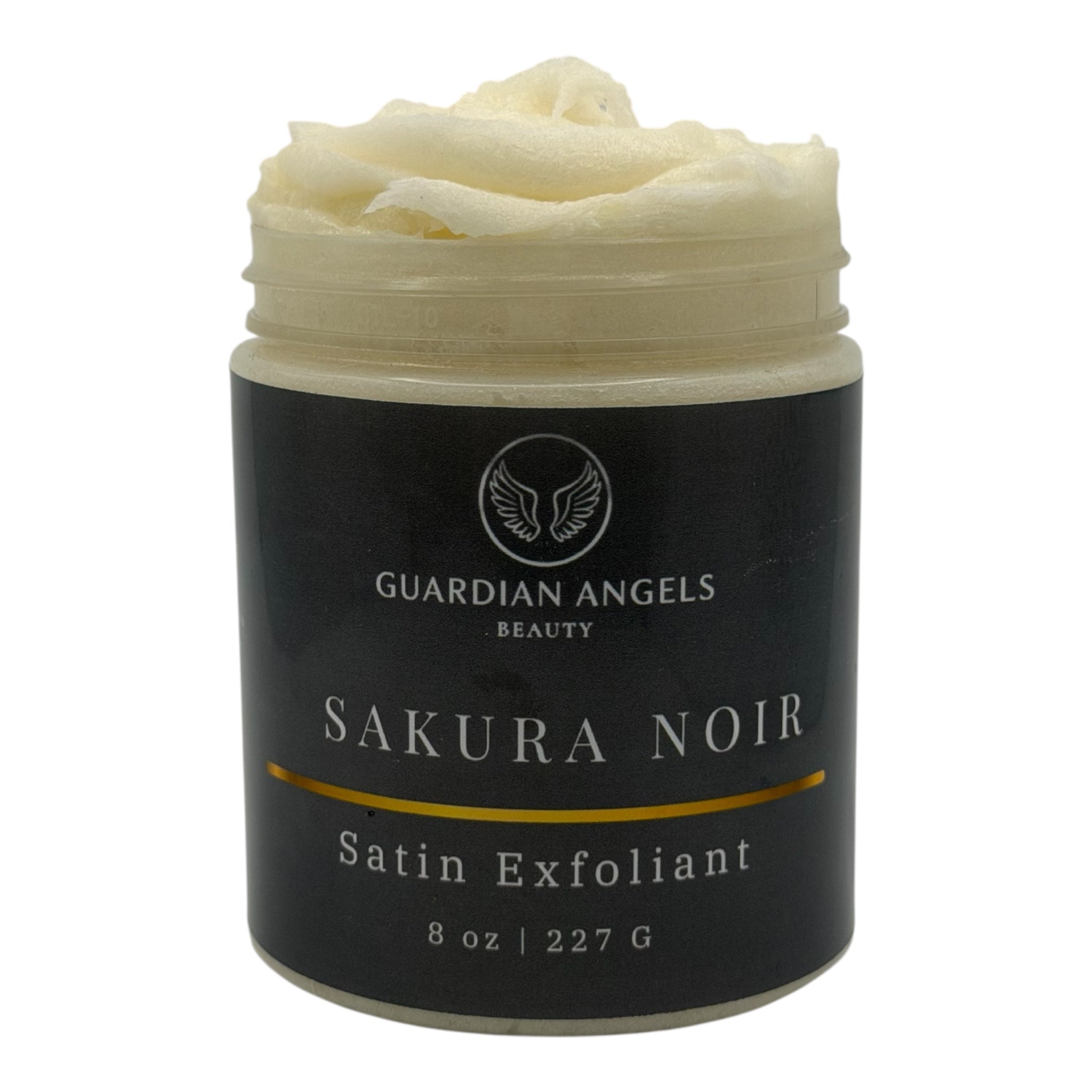 Sakura Noir Satin Exfoliant Body Scrub Guardian Angels Beauty